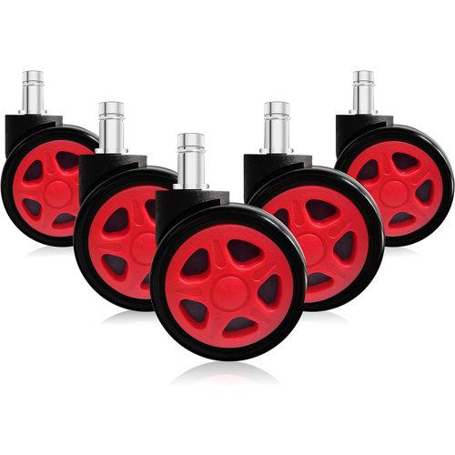 GTPLAYER Universal Gaming Chair Casters Heavy Duty Office Chair Replacement Parts Wayfair